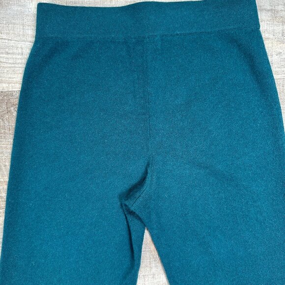 Sutton Studio Turquoise  Women's Cashmere Straight Leg Pants Size S x 32" - Picture 6 of 9